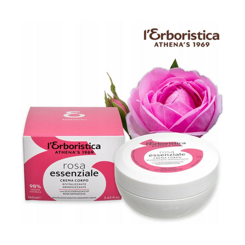 Athena's Erboristica Crema Corpo Olio Essenziale Rosa 160 Ml
