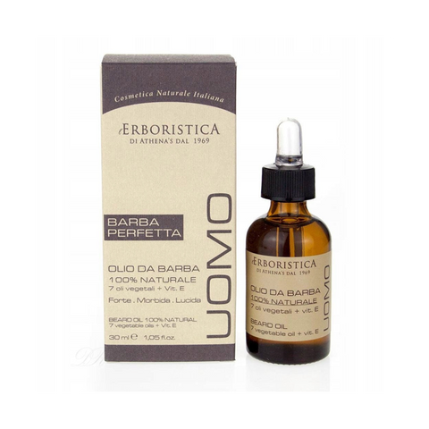 Athena's Erboristica Olio Da Barba 100% Naturale 30 Ml
