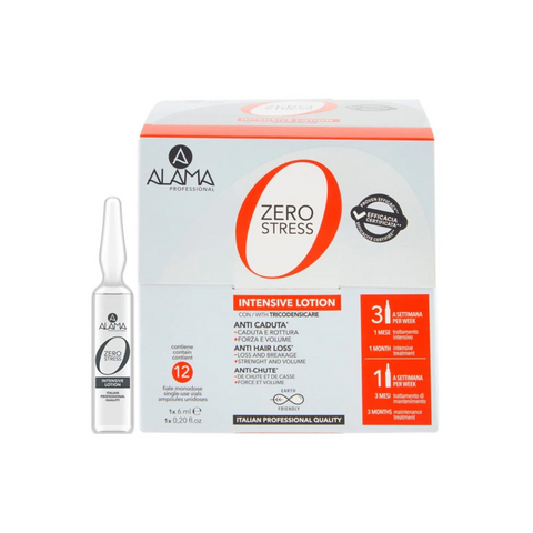 Alama Zero Stress Fiale Per Capelli Anti-Caduta 12 x 6 Ml
