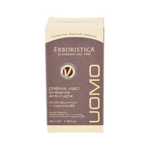 Athena's Erboristica Crema Viso Acido Jaluronico B5 Uomo 50 Ml