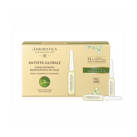 Athena's Erboristica Fiale Rimpolpanti Viso Decolte 7 da 2 Ml