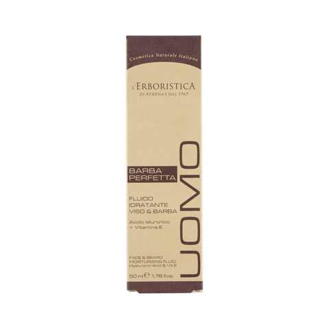 Athena's Erboristica Fluido Idratante Viso & Barba 50 Ml
