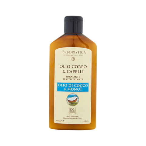 Athena's Erboristica Olio Cocco Corpo e Capelli 200 Ml