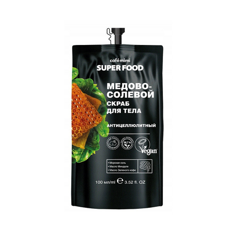 Cafè Mimi Super Food Body Scrub Salt & Honey 100 Ml