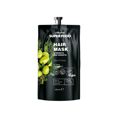 Cafè Mimi Super Food Hair Mask Olive & Thyme 100 Ml