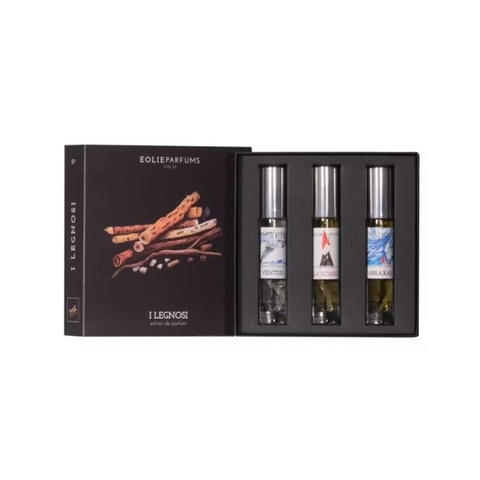 Eolie Parfums Cofanetto I Legnosi Kit 3 Pz Da 15 Ml
