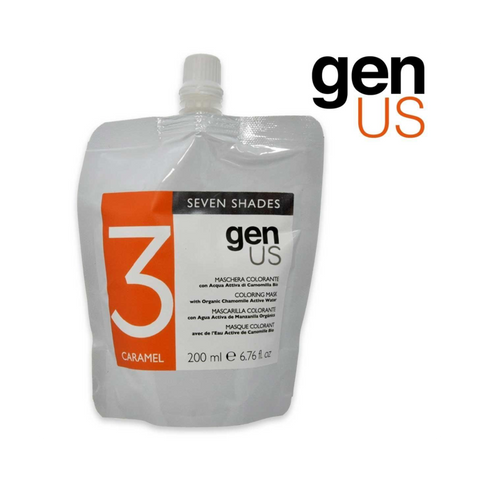 Genus Seven Shades Maschera Colorante Caramel 200 Ml