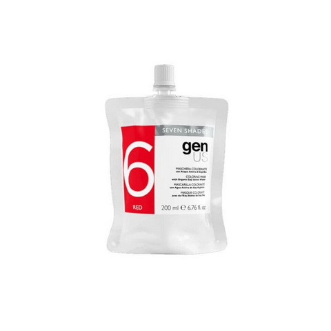 Genus Seven Shades Maschera Colorante Red 200 Ml