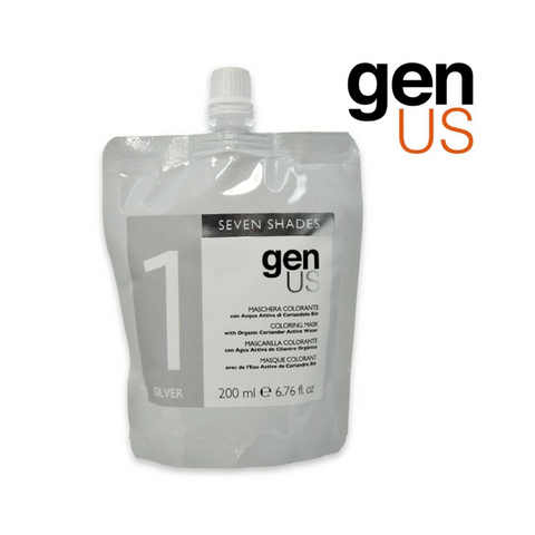 Genus Seven Shades Maschera Colorante Silver 200 Ml