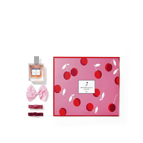 Jacadi Petite Cerise Set Eau De Toilette 100Ml X Bambini 4 pz