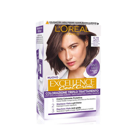 L'Oréal Excellence Cool Creme 5.11 Castano Chiaro Ultra Freddo