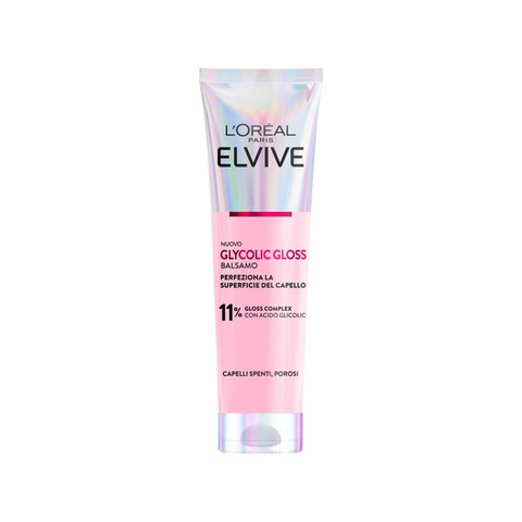 L'Oréal Paris Elvive Balsamo Glycolic Gloss Capelli Spenti 150Ml