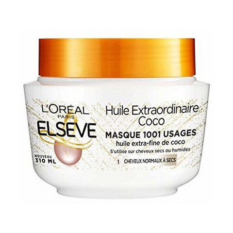 L'Oréal Paris Elvive Maschera Olio Extra-Fine di Cocco 300 Ml