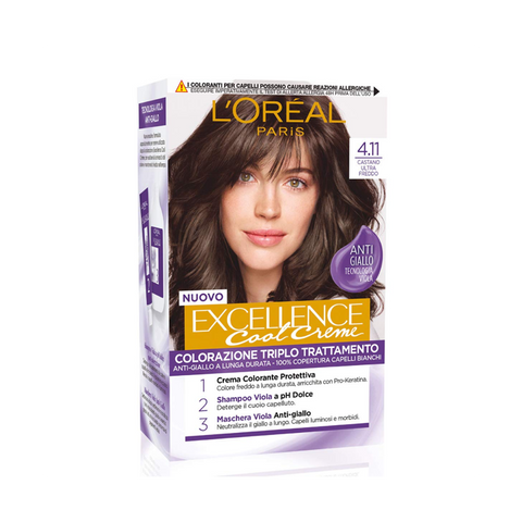L'Oréal Paris Excellence Cool Creme 4.11 Castano Ultra Freddo