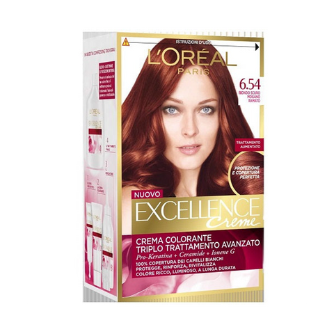 L'Oréal Paris Excellence Creme 6.54 Biondo Scuro Mogano Ramato