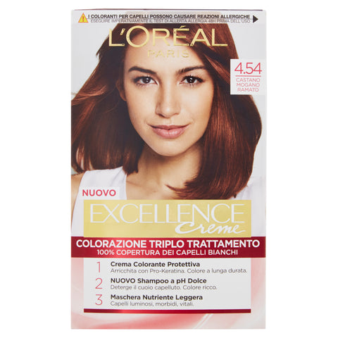 L'Oréal Paris Excellence Creme 4.54 Castano Mogano Ramato