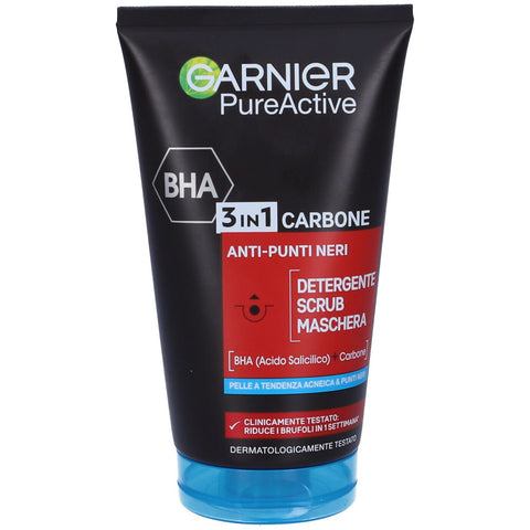 Garnier Pure Active Intensive 3 in 1 Anti Punti Neri 150 Ml
