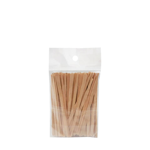 Xanitalia spatole mini in legno per cera 8,8 cm confezione 100 pezzi