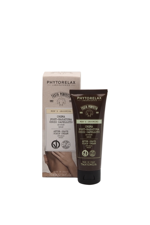 Phytorelax Trattamento Testa Perfetta crema post-rasatura cuoio capelluto 75 ml