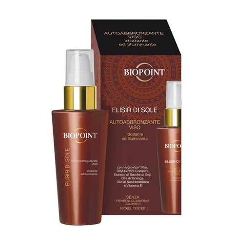 Biopoint Autoabbronzante Viso Elisir di Sole 50 Ml