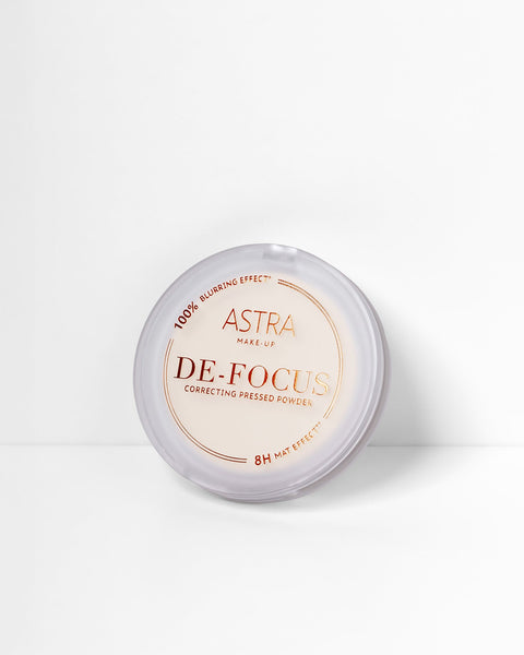 Cipria compatta Astra De-Focus Smoothing Pressed Powder tonalità 03 Yellow Filter