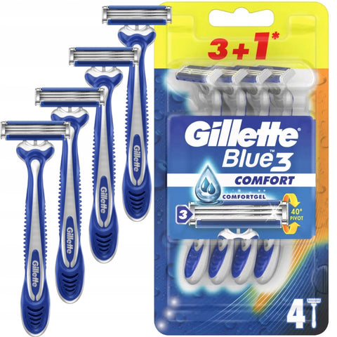 Gillette Blue 3 Comfort Usa & Getta 3+1 Pz