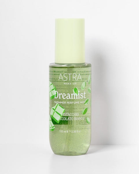 Astra Make-Up Dreamist acqua profumata shimmer 02 Pistacchio & Cioccolato Bianco flacone 100 ml