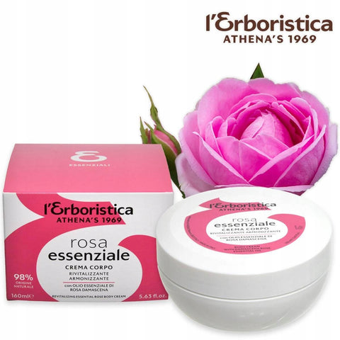 Athena's Erboristica Crema Corpo Olio Essenziale Rosa 160 Ml