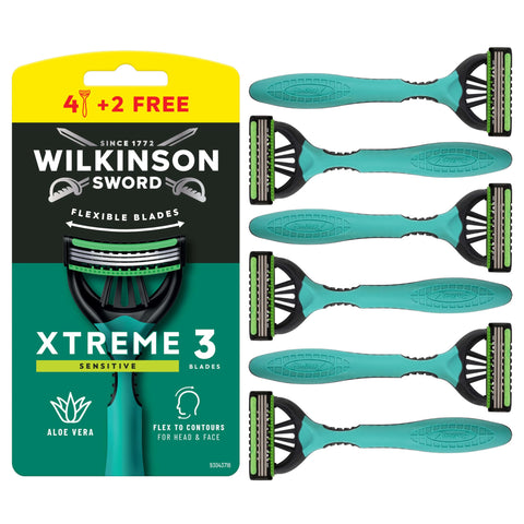 Wilkinson Rasoio Xtreme 3 Sensitive 4+2 Pz
