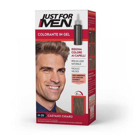Just For Men Shampoo Colorante H-25 Castano Chiaro