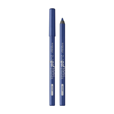 Deborah Milano Matita Occhi 2in1 Gel Eyeliner & Kajal Mat 02 Blue