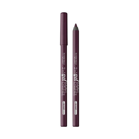 Deborah Milano Matita Occhi 2in1 in Gel Mat tonalità 04 Burgundy