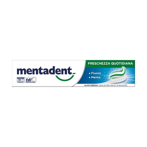 Tubetto Mentadent Dentifricio Protezione Famiglia Freschezza Quotidiana 100 ml