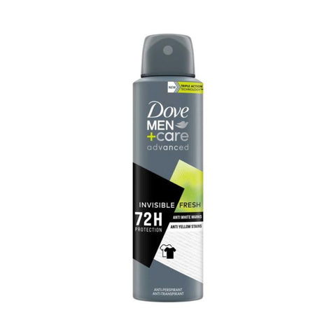 Dove Deo Spray Men Invisible Fresh Adv 150 Ml