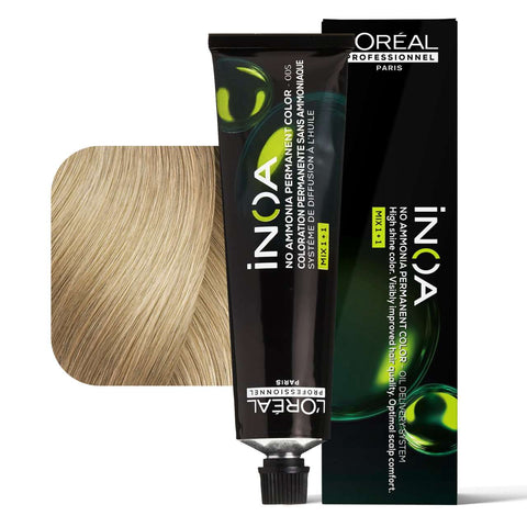 L'Oréal Inoa 10 Biondo Chiarissimo Platino Tubo 60 Ml