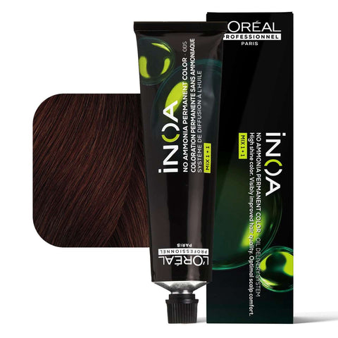 L'Oréal Inoa 4.45 Castano Rame Mogano Tubo 60 Ml