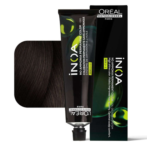 L'Oréal Inoa 5.8 Castano Chiaro Marrone Moca Tubo 60 Ml