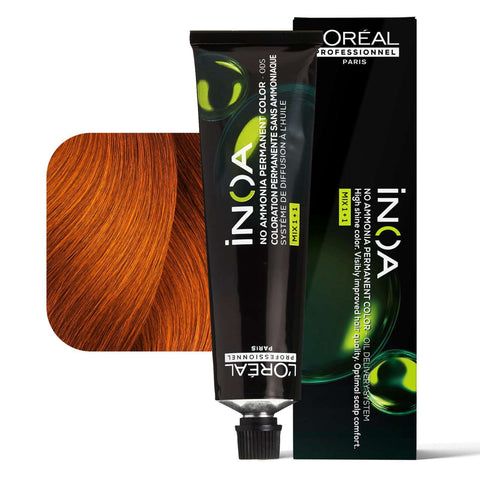 L'Oréal Inoa 6.40 Rubilane Biondo Scuro Rame Intenso Tubo 60 Ml