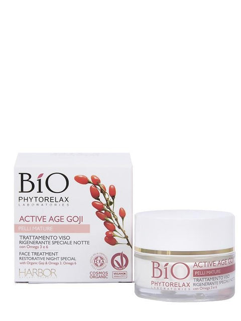 Phytorelax Active Age Goji Trattamento Viso Notte 50 Ml