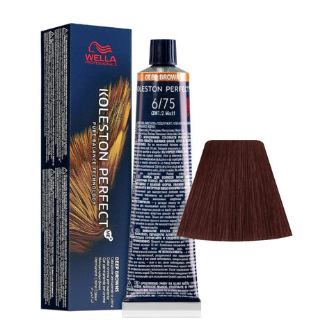 Wella Professionals Koleston Perfect ME+ Deep Browns 6/75 Biondo Scuro Sabbia Mogano tubo 60 ml