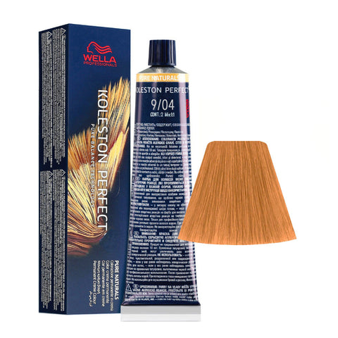 Tubo di colorazione Wella Koleston Perfect ME+ 9/04 Biondo Chiarissimo Naturale Ramato 60 ml