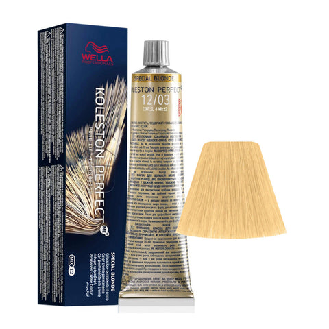 Wella Professionals Koleston Perfect tintura 12/03 Special Blonde Naturale Dorato tubo 60 ml
