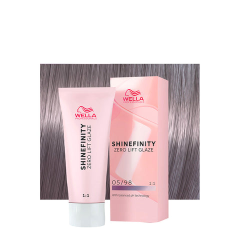 Wella Professionals Shinefinity 05/98 Castano Chiaro Cendré Perla flacone 60 ml