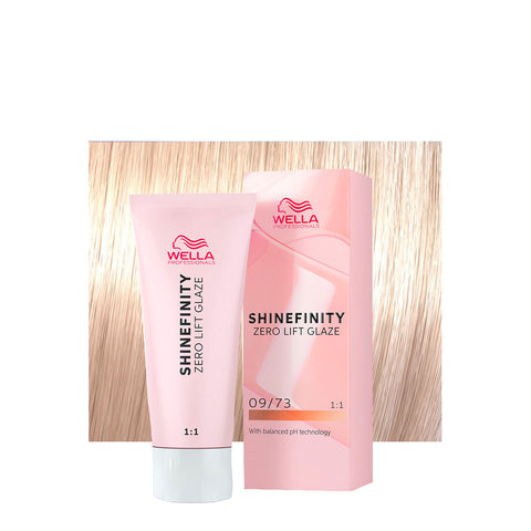 Wella Professionals Shinefinity Zero Lift Glaze 09/73 Caramel Milk 60 ml