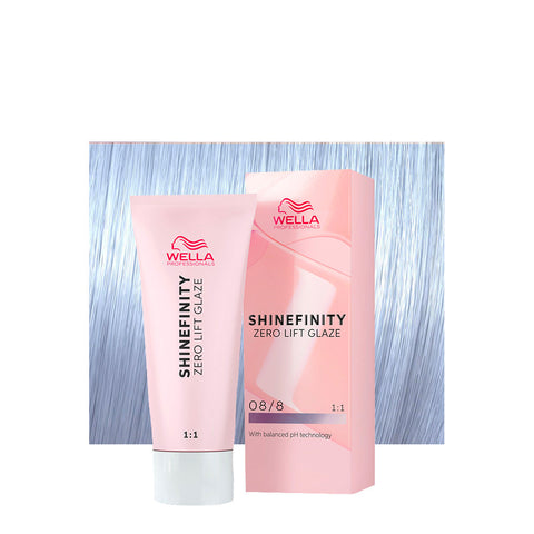 Wella Professionals Shinefinity Zero Lift Glaze 08/8 Biondo Chiaro Perla Blue Pearl 60 ml