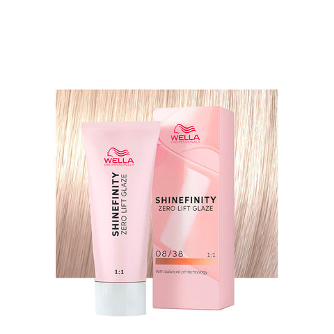 Wella Professionals Shinefinity Zero Lift Glaze 08/38 Honey Latte 60 ml