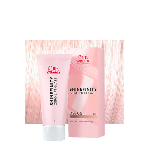 Wella Professionals Shinefinity 09/05 Biondo Chiarissimo Naturale Mogano flacone 60 ml