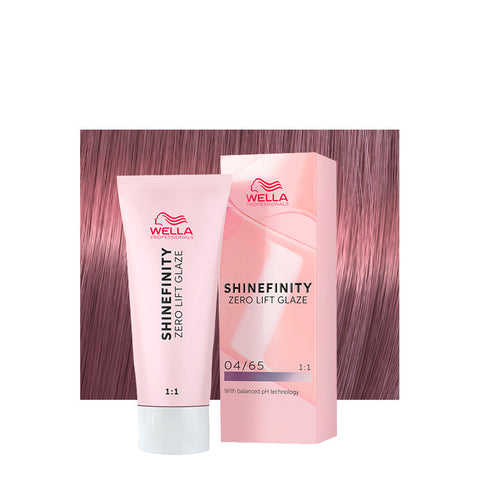 Wella Professionals Shinefinity 04/65 Castano Medio Violetto Mogano flacone 60 ml