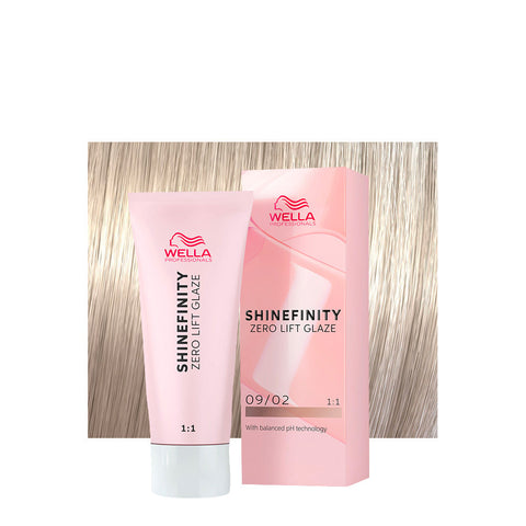 Wella Professionals Shinefinity 09/02 Biondo Chiarissimo Naturale Matt flacone 60 ml