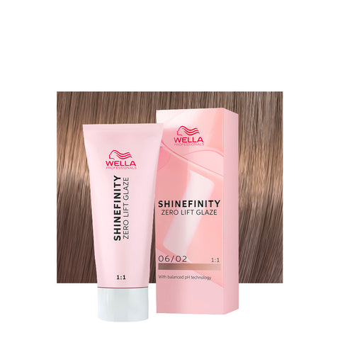 Wella Professionals Shinefinity Zero Lift Glaze 06/02 Biondo Scuro Naturale Matt Dark Sage tubo 60 ml